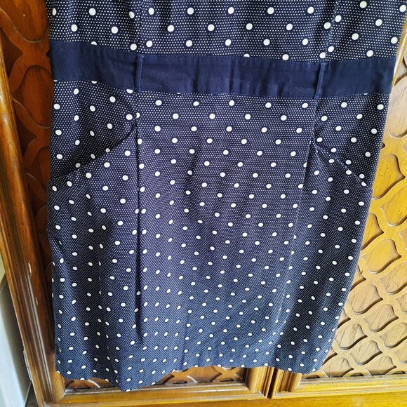 Tommy Hilfiger Vintage Sleeveless Sheath Dress with Pockets! - Navy, Size 4 - Picture 5 of 14